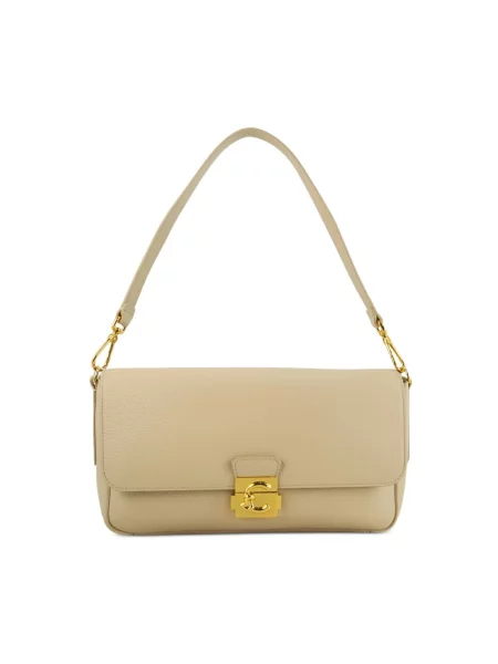 Coccinelle Torebki Kobieta ONE SIZE C-Me Lock Shoulder Bag beżowy
