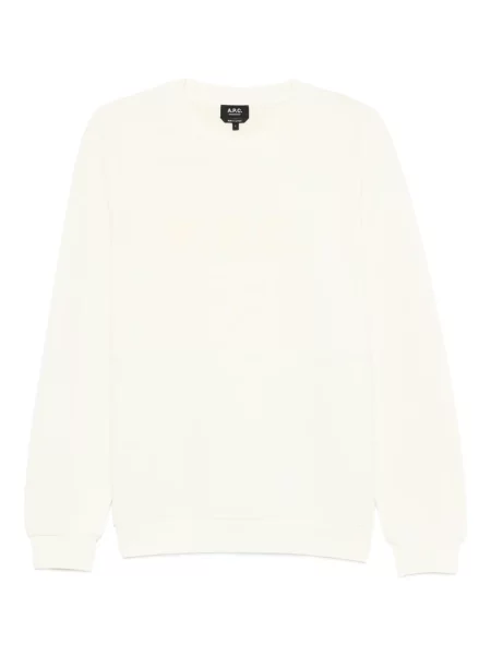 Hanorac crewneck A.p.c. galben
