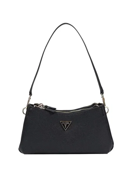 Geanta crossbody Guess din piele negru