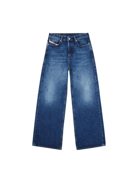 Diesel Jeansy Kobieta Indygo Blue Jeansy w Klasycznym Stylu niebieski