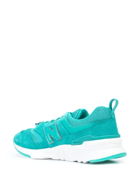 Sneakerși New Balance 574 cu autograf albastru