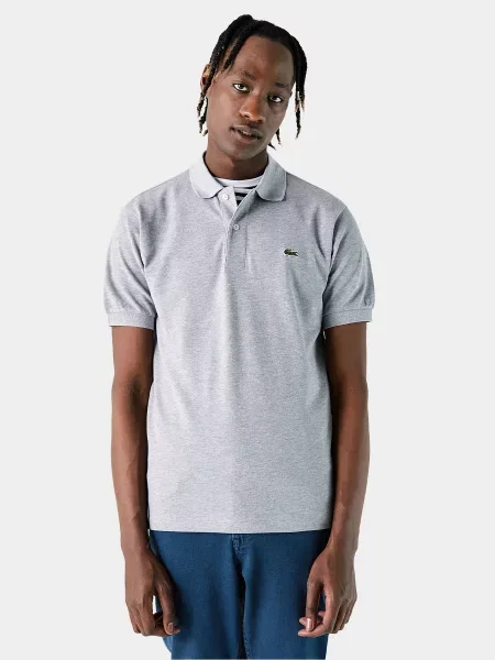 Поло Lacoste серое