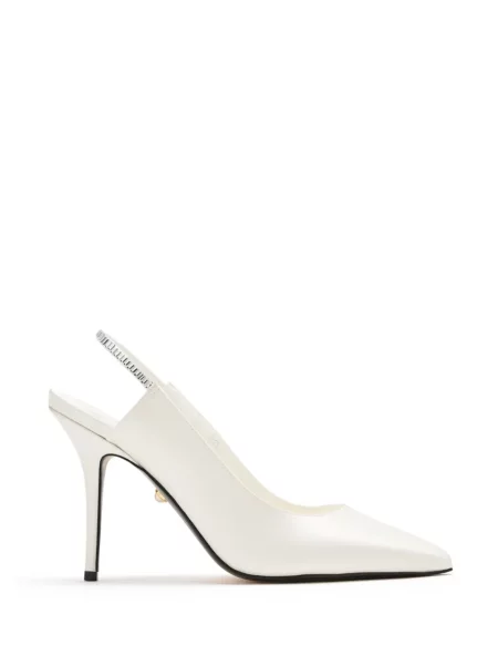 Pantofi cu toc Alevì slingback alb