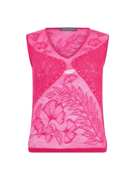 Top Alberta Ferretti różowy
