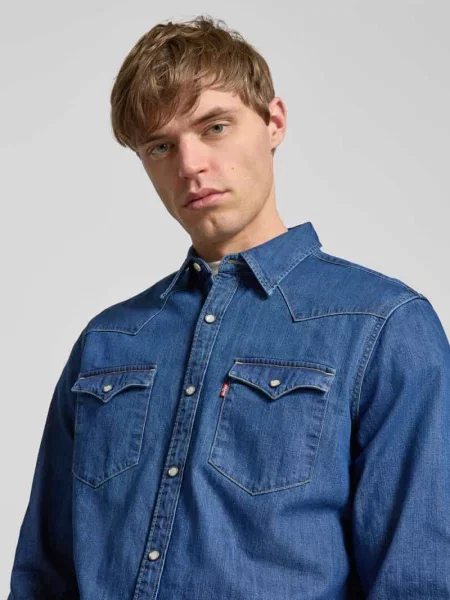 Levi's koszula regular z kołnierzykiem klasycznym niebieski