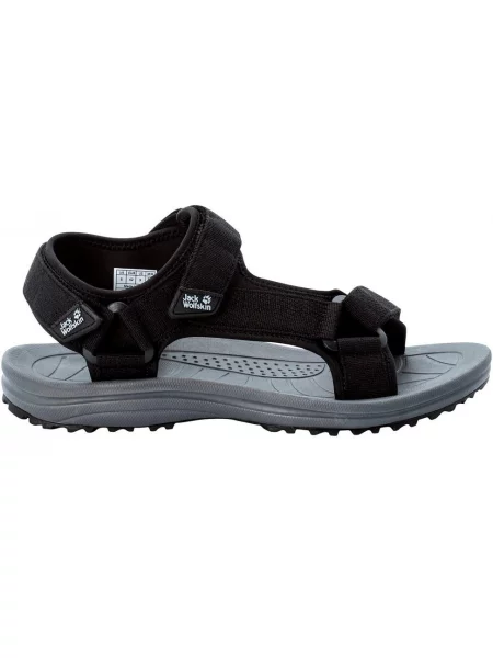 Сандалії Jack Wolfskin Wave Breaker M текстиль чорний