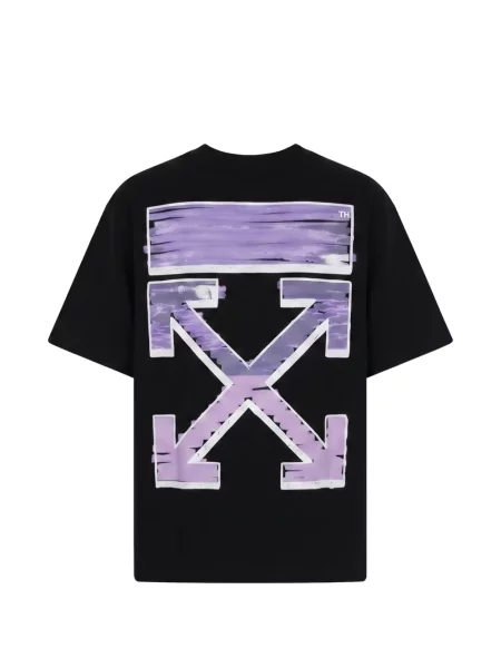 Tricou Off-white cu broderie alb
