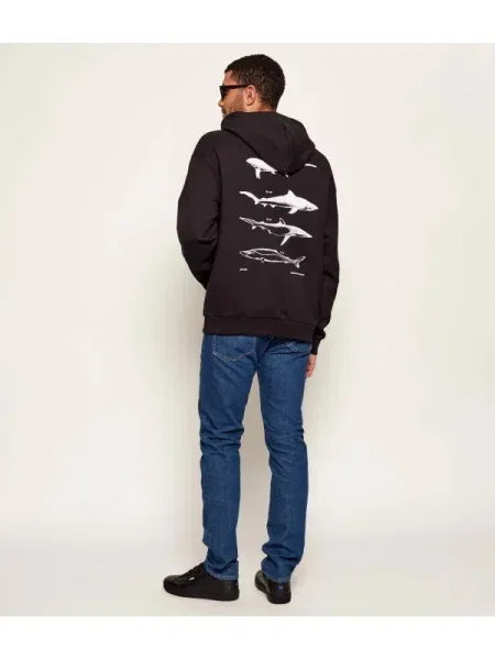 Hugo Blue Hanorac Noutilex | regular fit negru