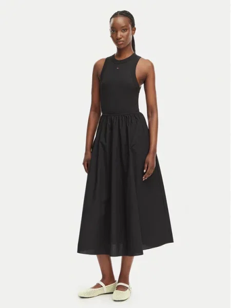 Tommy Jeans Sukienka letnia czarny