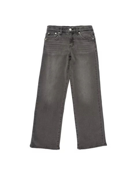 Gyerek denim ruha Levi's® fekete