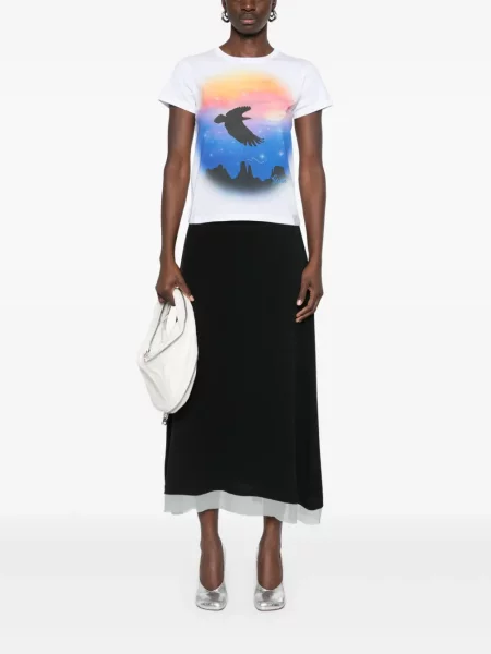 Tricou Stella Mccartney cu imagine alb