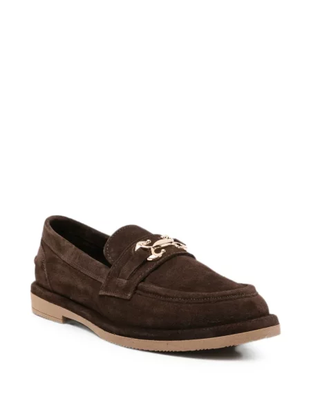 Pantofi loafer Sergio Moretti Firenze din piele de căprioară maro