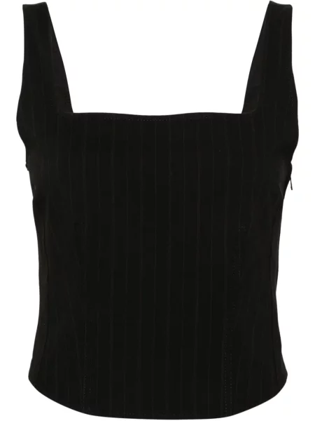 Top Samsøe Samsøe cu dungi negru