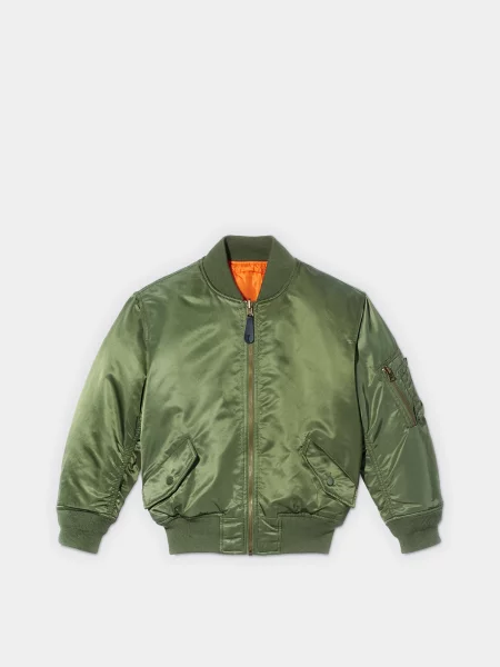 Бомбер Alpha Industries зеленый
