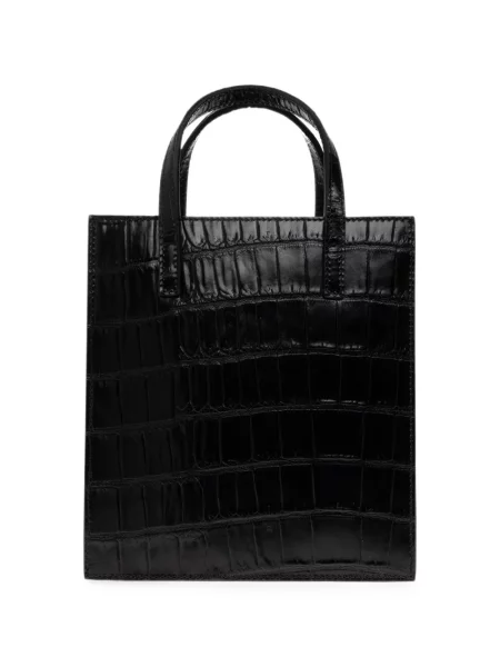 Geantă shopper Hidesins din piele negru