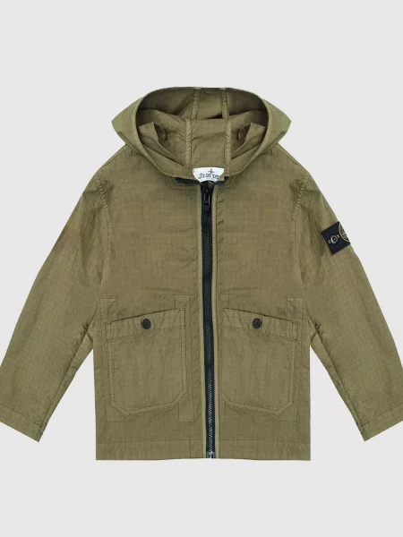 Детская куртка Stone Island зеленая