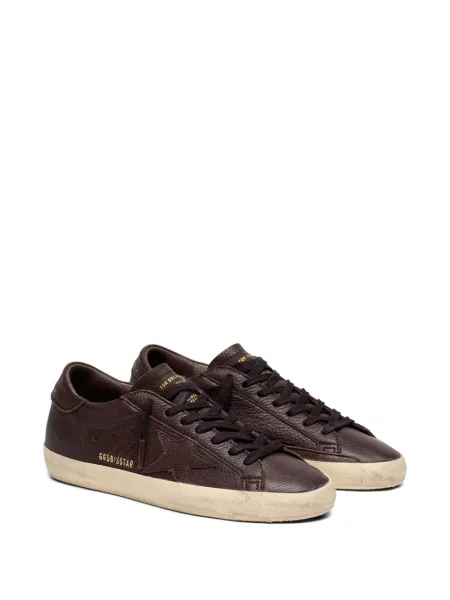 Sneakerși Golden Goose din piele maro