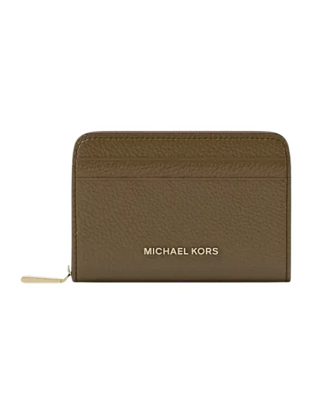 Portfel Michael Michael Kors skórzany zielony