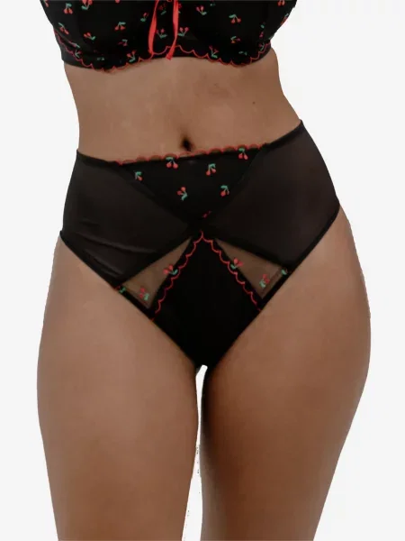 SugarShape Chiloți BELLE roșu cireș negru