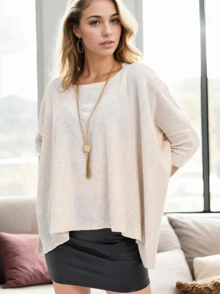 Poncho Dewberry cu strasuri