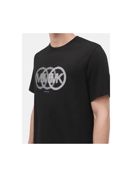 Tricou Michael Michael Kors cu autograf negru