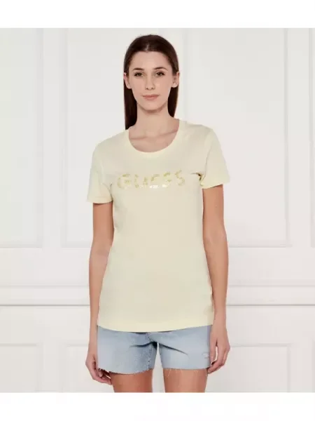 GUESS Tricou galben