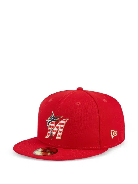Șapcă New Era Cap cu broderie roșu