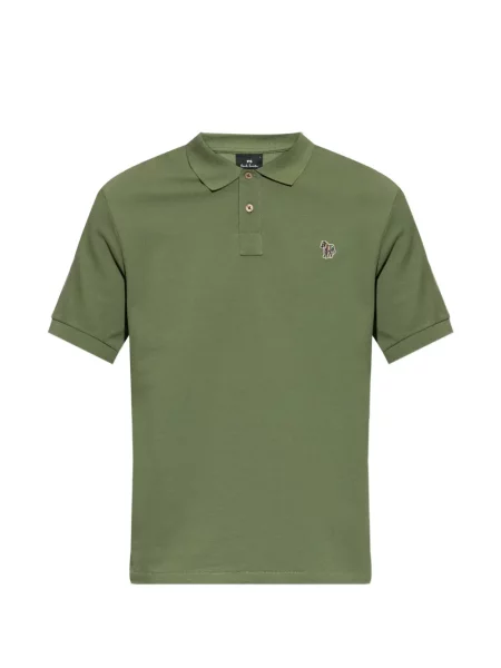 Tricou polo Ps Paul Smith cu model zebră verde