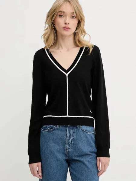 Karl Lagerfeld pulover light negru