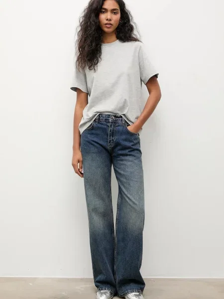 Blugi Answear.lab albastru