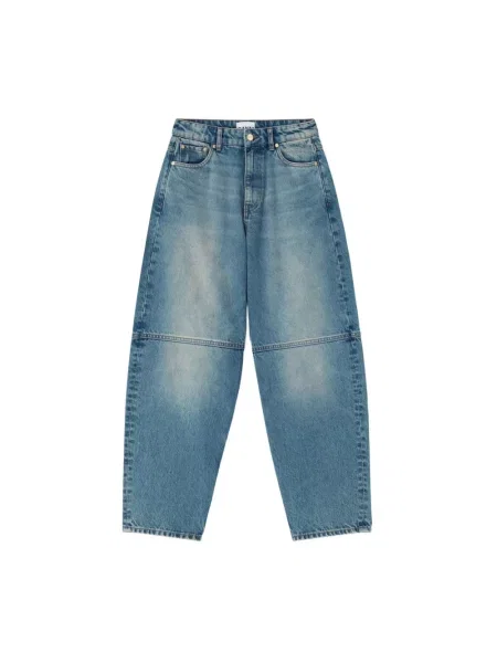 Jeansy Ganni niebieskie