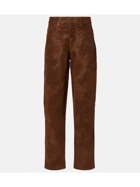 Spodnie Marant Etoile brązowe