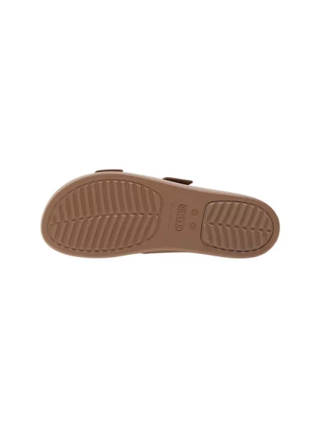 Éksarkú félcipő Crocs barna