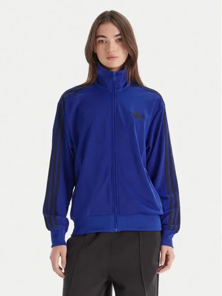 Bluza rozpinana Adidas niebieska