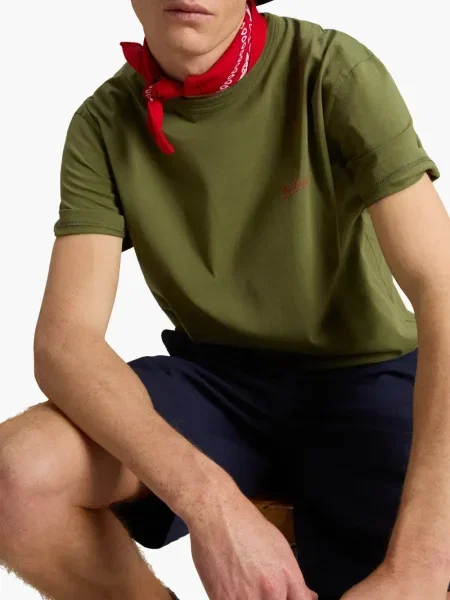 Tricou Woolrich cu imagine verde