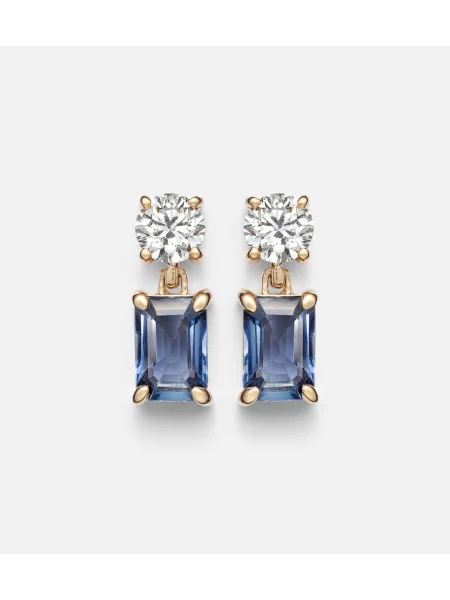 Uhani Stone And Strand kamni modra