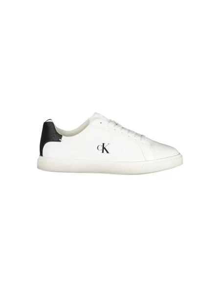Sneakersy Calvin Klein skórzane białe