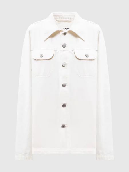 Джинсова куртка Maison Margiela Mm6 біла