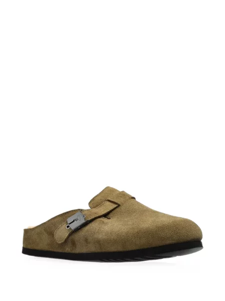 Papuci tip mules Scholl verde