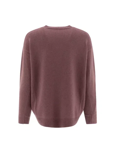 Sweter Max Mara wełniany fioletowy