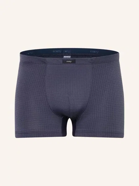 Mey Bokserki Z Serii Blue Check blau niebieskie