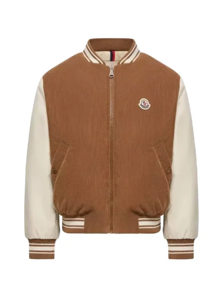 Kurtka dziecięca Moncler Enfant brązowa