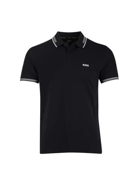 BOSS Green polo Paul niebieska