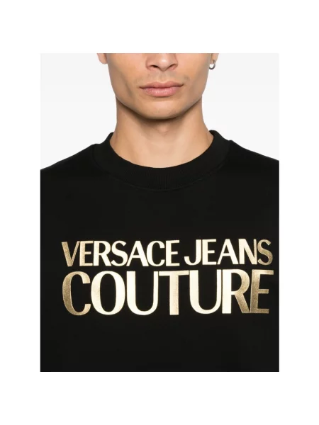 Bluza Versace Jeans Couture z logo czarna