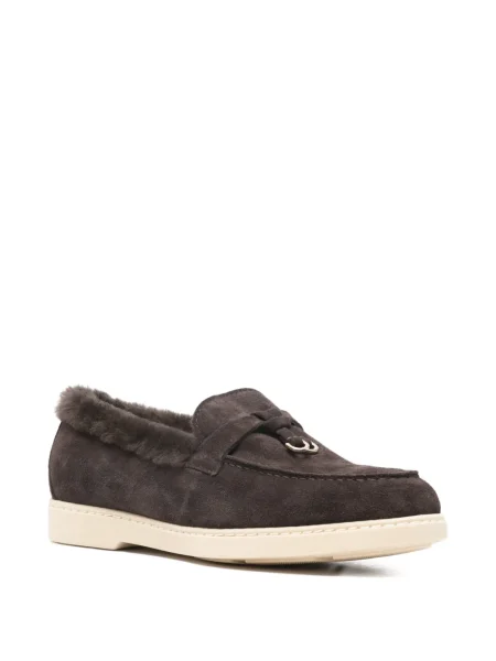 Pantofi loafer Doucal's din piele maro