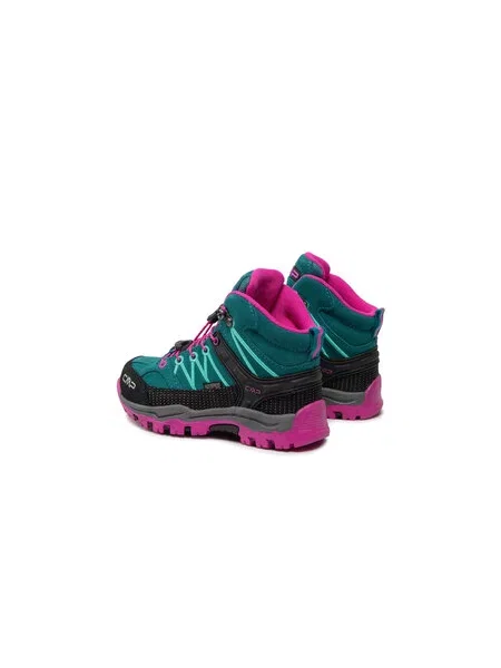 Bakancs CMP Kids Rigel Mid Trekking Shoes Wp Türkizkék