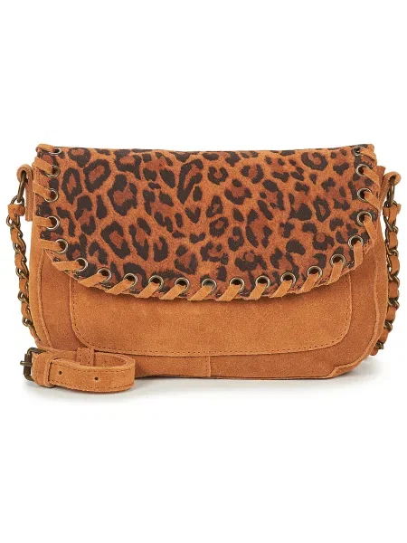 Body Pieces din piele de căprioară maro