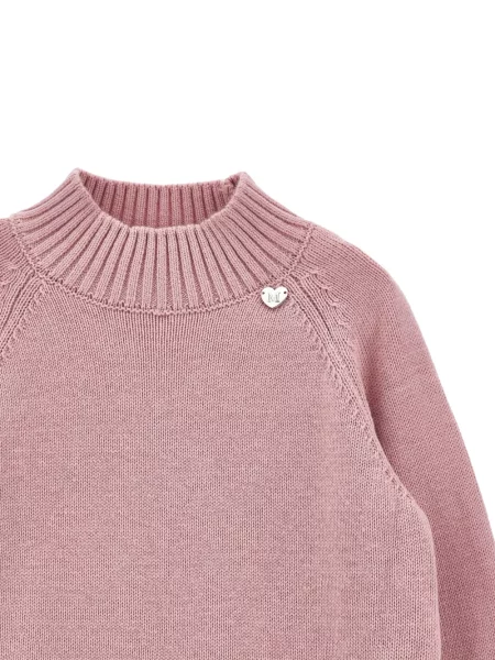 Sweter dziecięcy Monnalisa różowy