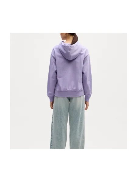 Geacă de blugi Calvin Klein Jeans violet