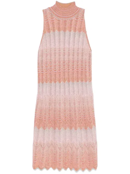 Rochie mini Missoni de costum roz